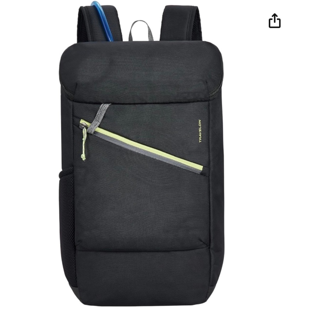 Travelon Anti-Theft Greenlander 21 L backpack Jet Black NWT